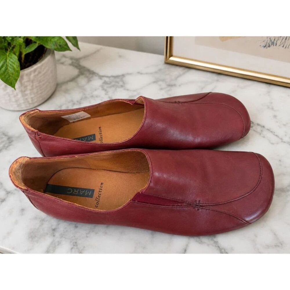 Women's Marc Collection slip on reddish-brown from Germany Size 41 (US 10-10.5)